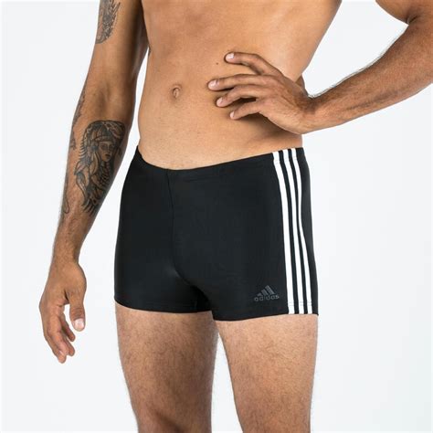 adidas zwembroek infinitex 3s boxer zwart|Zwemboxer voor heren 3S zwart wit .